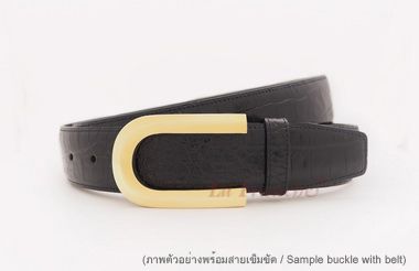 c solid brass buckle